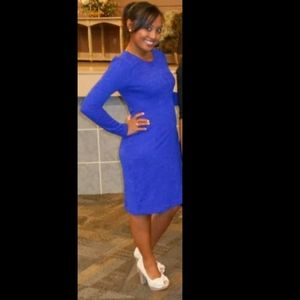 Royal Blue Longsleeve Dress